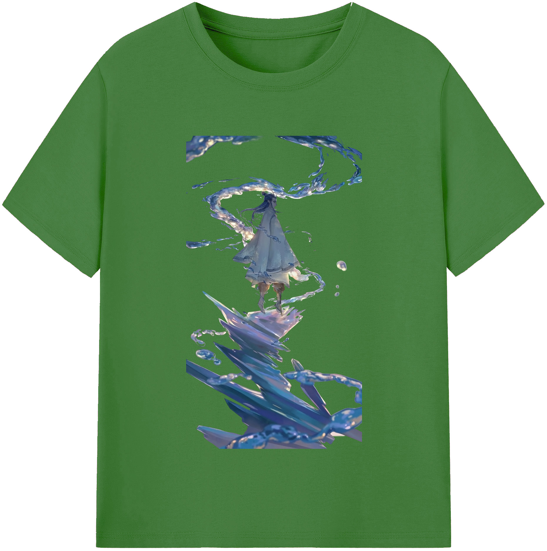 （画像用） Ne Zha 2 ナタ 魔童の大暴れ レディースカジュアルプリントTシャツ（綿100％）